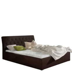 Stoffbett in Braun - Svilia