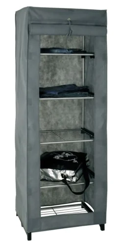 Stoffschrank Katro in Grau