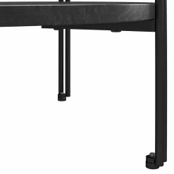 Strukturglas Beistelltisch mit Linienstruktur - Pluggia