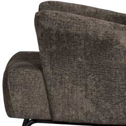 Strukturstoff Sessel in Graubraun - Lorenaru