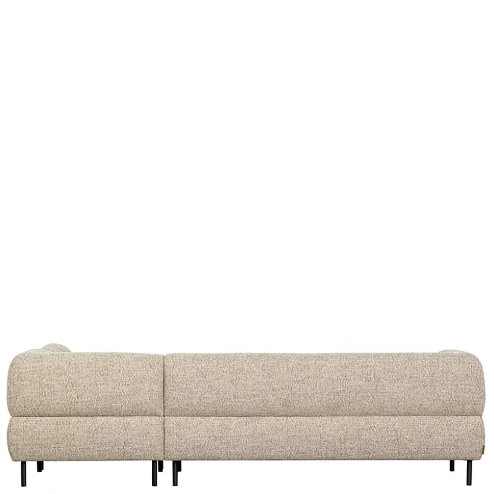 Strukturstoff Sofaecke in Beigegrau - Pantras