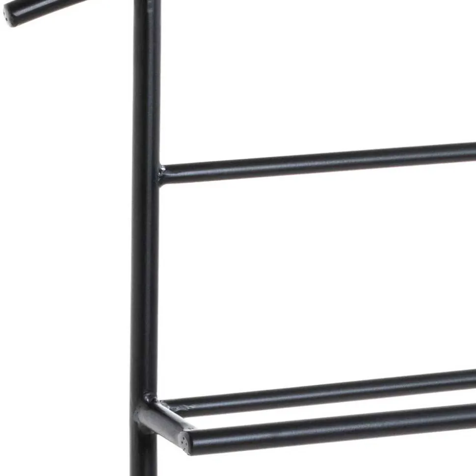 Stummer Diener mit Ablage in Schwarz - Spanola