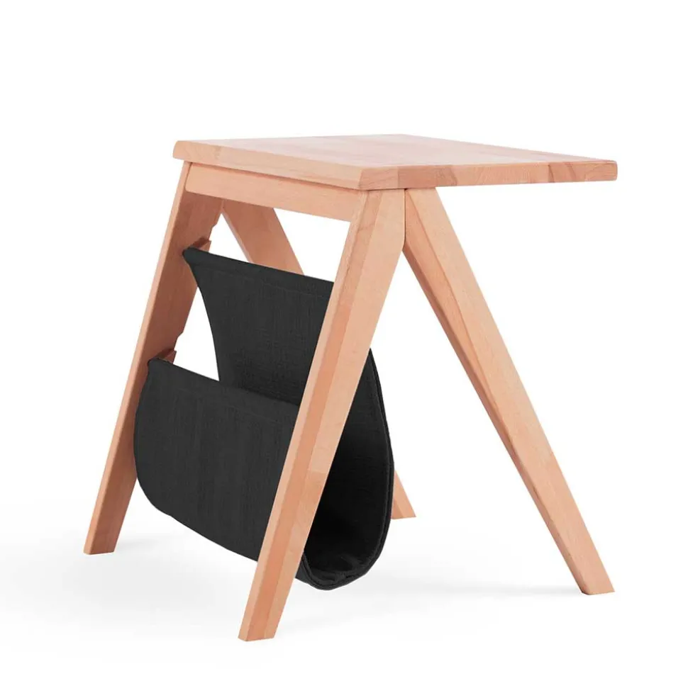 Stylischer Abstelltisch Lazadro aus Kernbuche Massivholz