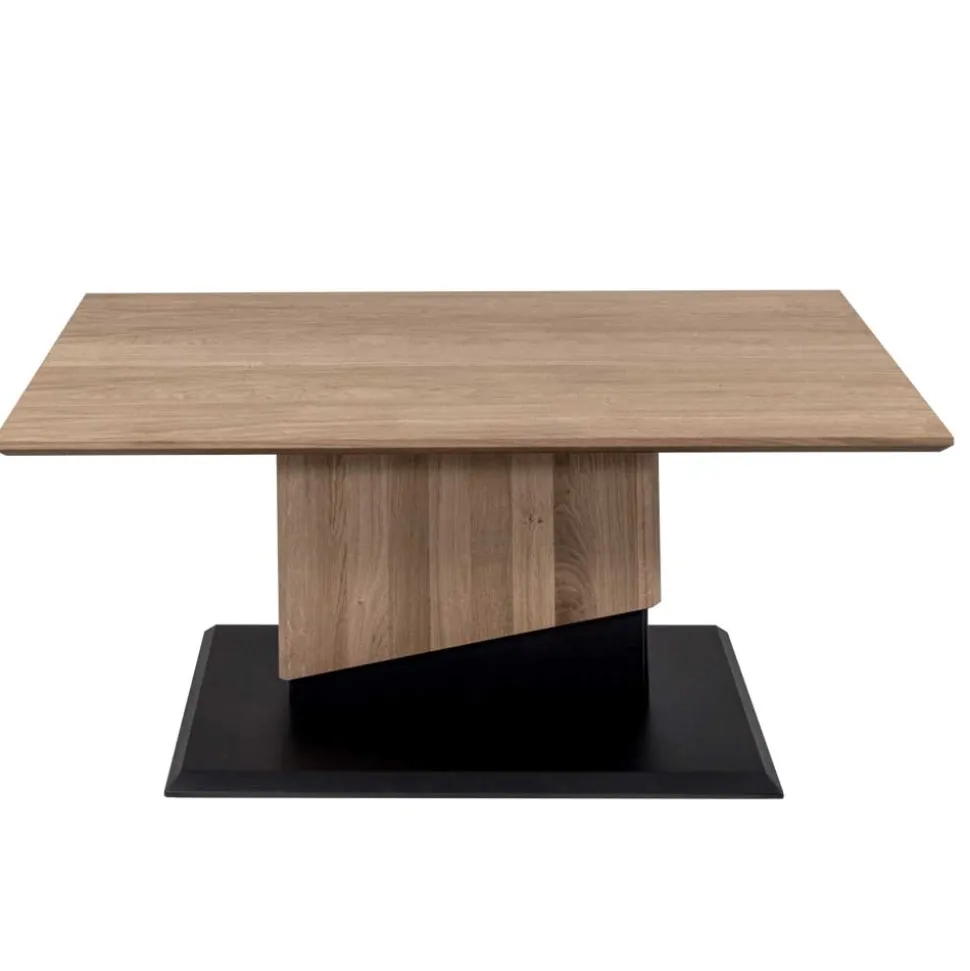 Säulen-Couchtisch auf Rollen höhenverstellbar - Belego