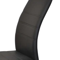 Säulentisch & Schwingstühle Kombi - Bogna (fünfteilig)