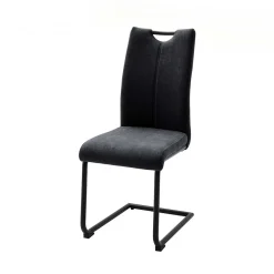 Swingstühle in dunklem Grau - Lacrunia (4er Set)