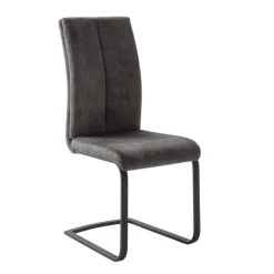 Swingstuhl Quartett in Anthrazit - Amando (4er Set)