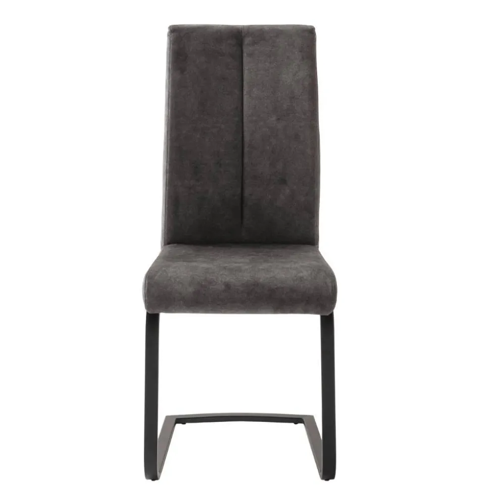 Swingstuhl Quartett in Anthrazit - Amando (4er Set)