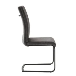 Swingstuhl Quartett in Anthrazit - Amando (4er Set)