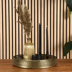 Tablett Duo in Altgold - Rigori (zweiteilig)