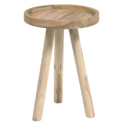 Teak Couchtisch mit Drei-Bein-Gestell - Marcel