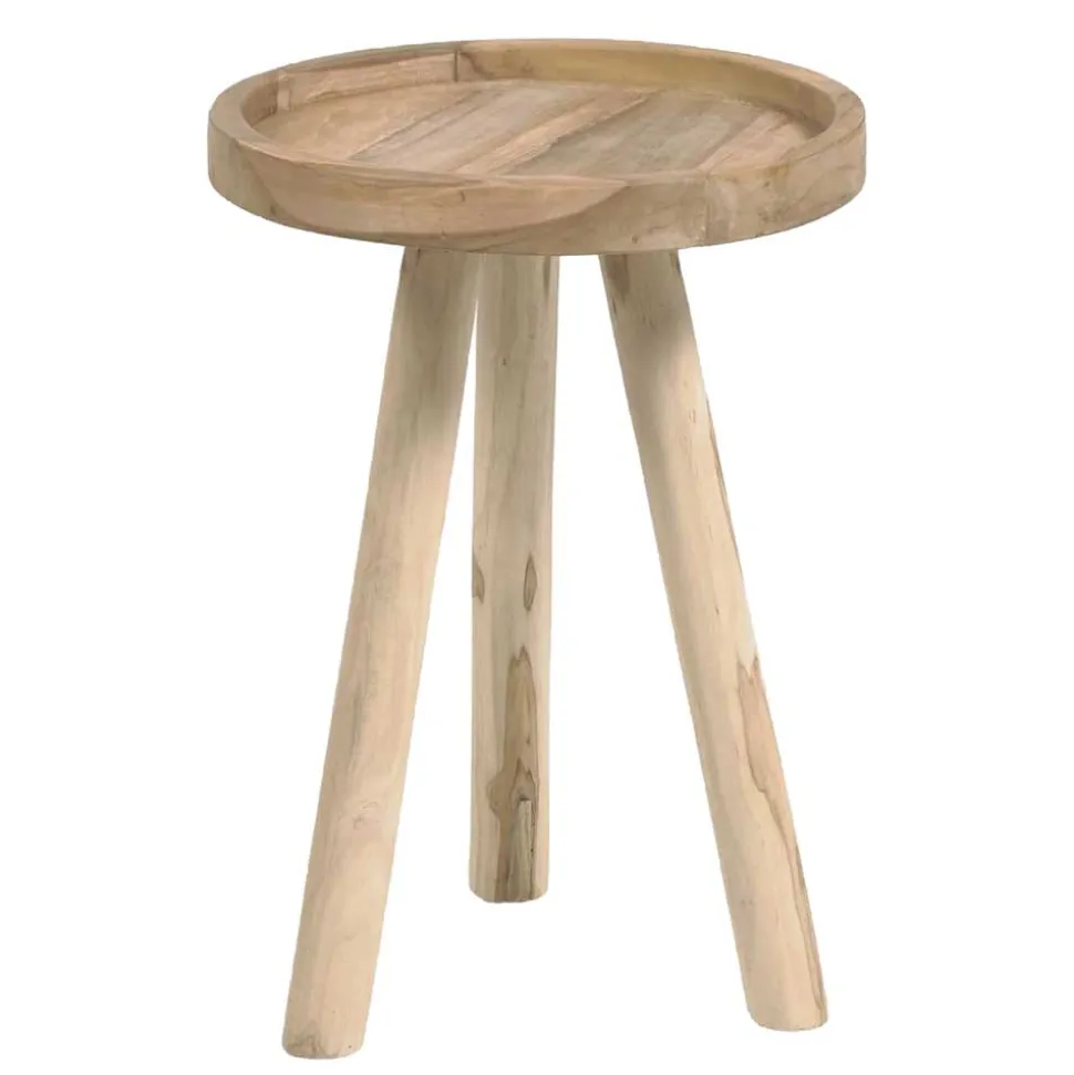 Teak Couchtisch mit Drei-Bein-Gestell - Marcel