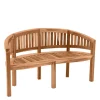 Teakholz Bananenbank für Garten 150x86x61 - Klahuma