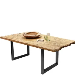 Teakholz Esstisch aus rustikalem Recyclingholz - Aranon