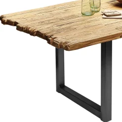 Teakholz Esstisch aus rustikalem Recyclingholz - Aranon