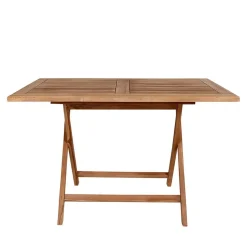 Teakholz Garten Klapptisch in 120x80 cm - Vienna