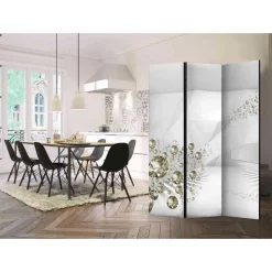 3-teiliger Wandschirm mit Druck Motiv - Kasrinco