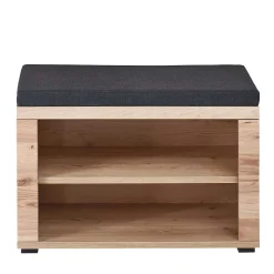 Teilmassive Schuhbank mit zwei Fächern - Latenda