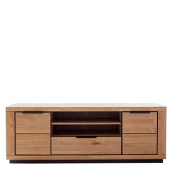 Teilmassive TV Wohnwand - Möbelset - Vlacoma (vierteilig)