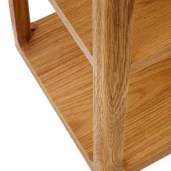 Teilmassives Regal mit fünf offenen Fächern - Mercana