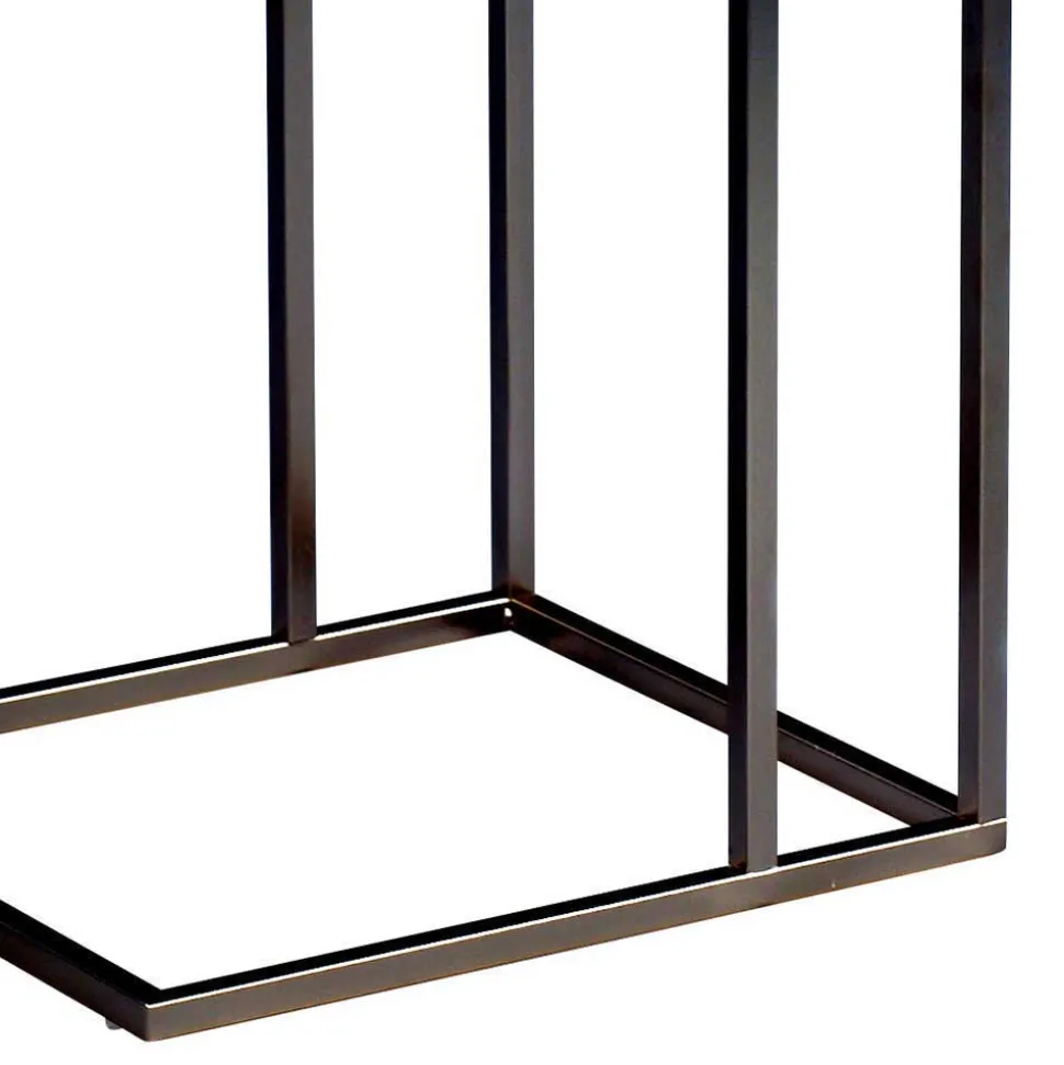 Telefontisch in Sonoma Eiche Nachbildung Paragoma & Metall Schwarz