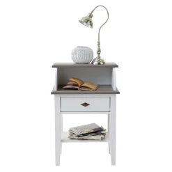 Telefontischchen Mirandesca in Weiß