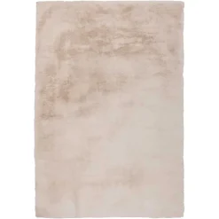 Teppich aus weichem Kunstfell in Creme - Yukons