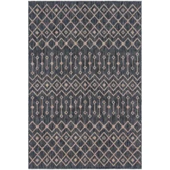 Teppich für Balkon und Terrasse in Grau Beige - Arturo