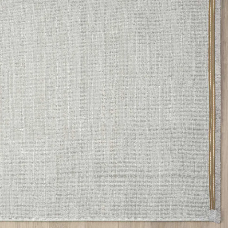 Teppich in Creme & Beige - dezent gemustert - Rondma