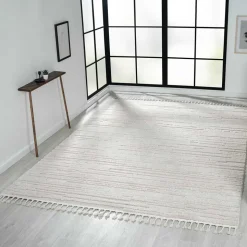 Teppich in Creme mit Kurzflor - Brayan