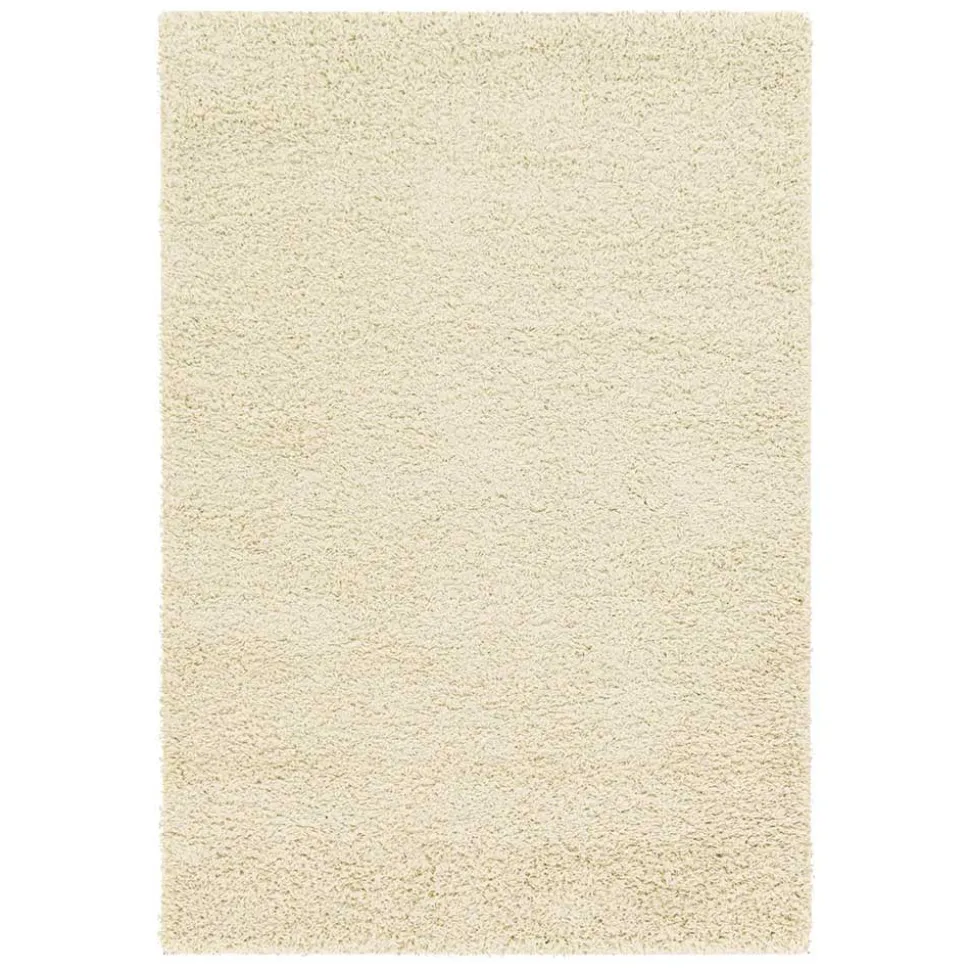 Teppich in Cremeweiß Hochflor - Ranica