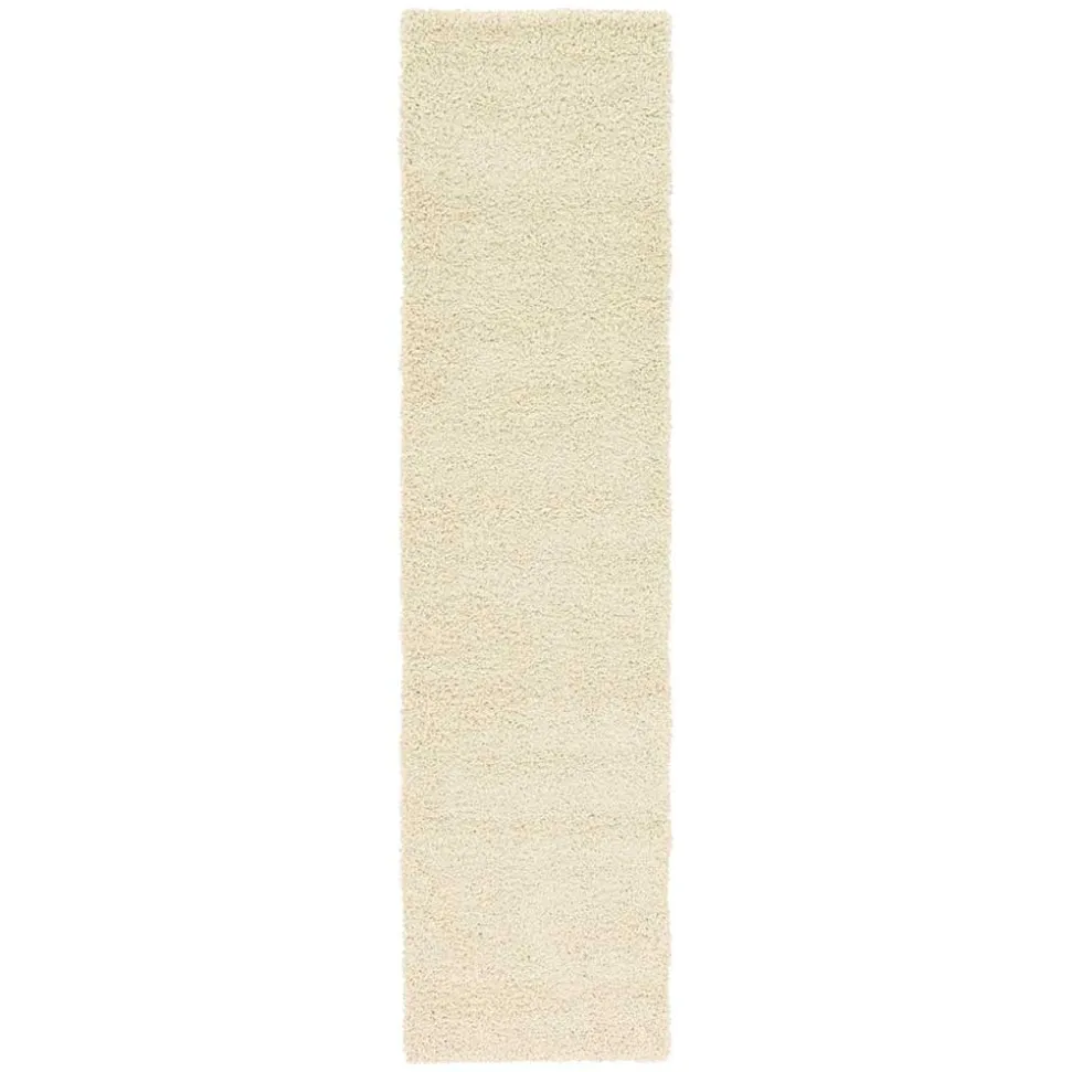 Teppich in Cremeweiß Hochflor - Ranica