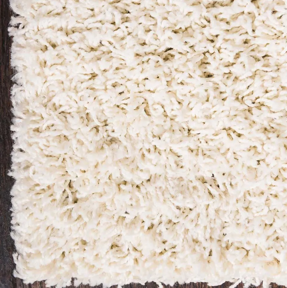 Teppich in Cremeweiß Hochflor - Ranica