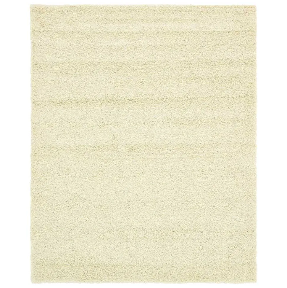 Teppich in Cremeweiß Hochflor - Ranica