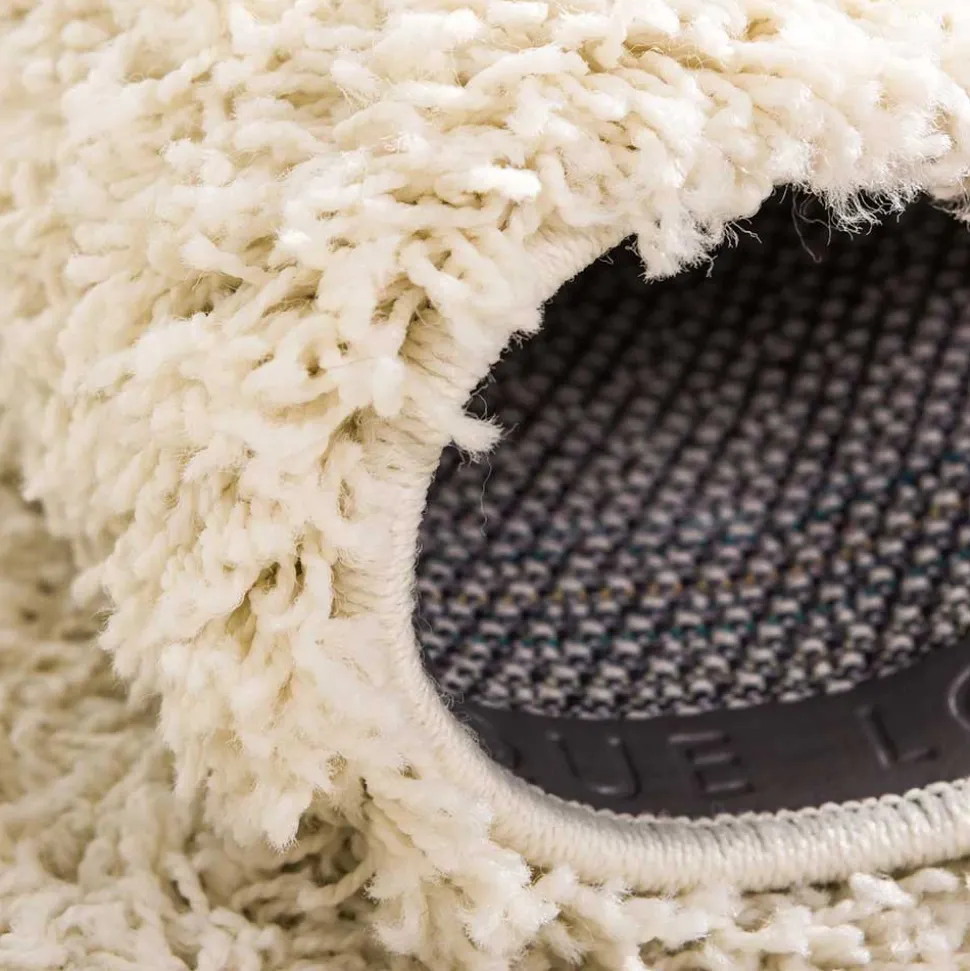 Teppich in Cremeweiß Hochflor - Ranica