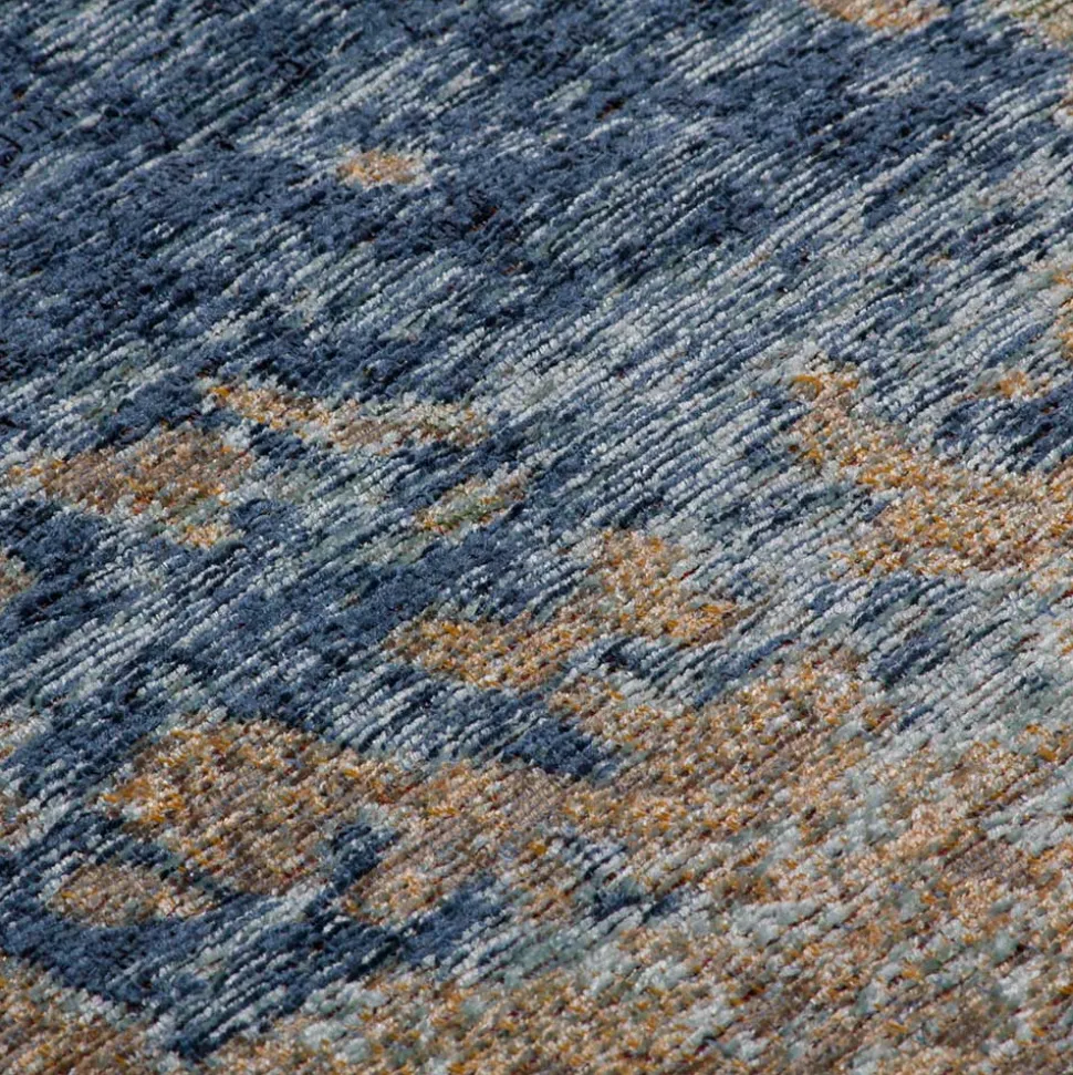 Teppich in Taupe und Blau - Crespa