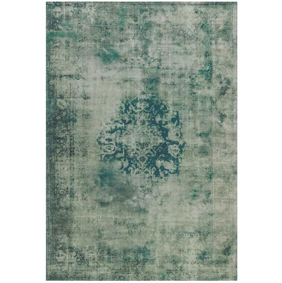 Teppich in verwaschener Optik in Grün Grau - Koprana