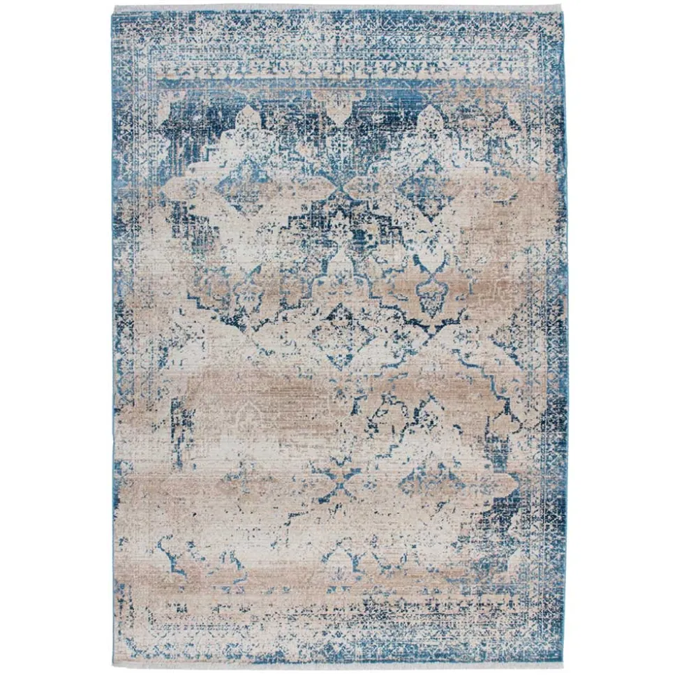 Teppich mit ausgewaschenem Orient Motiv - Gemta