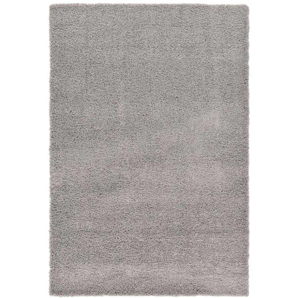 Teppich mit Hochflor in Hellgrau - Sirias