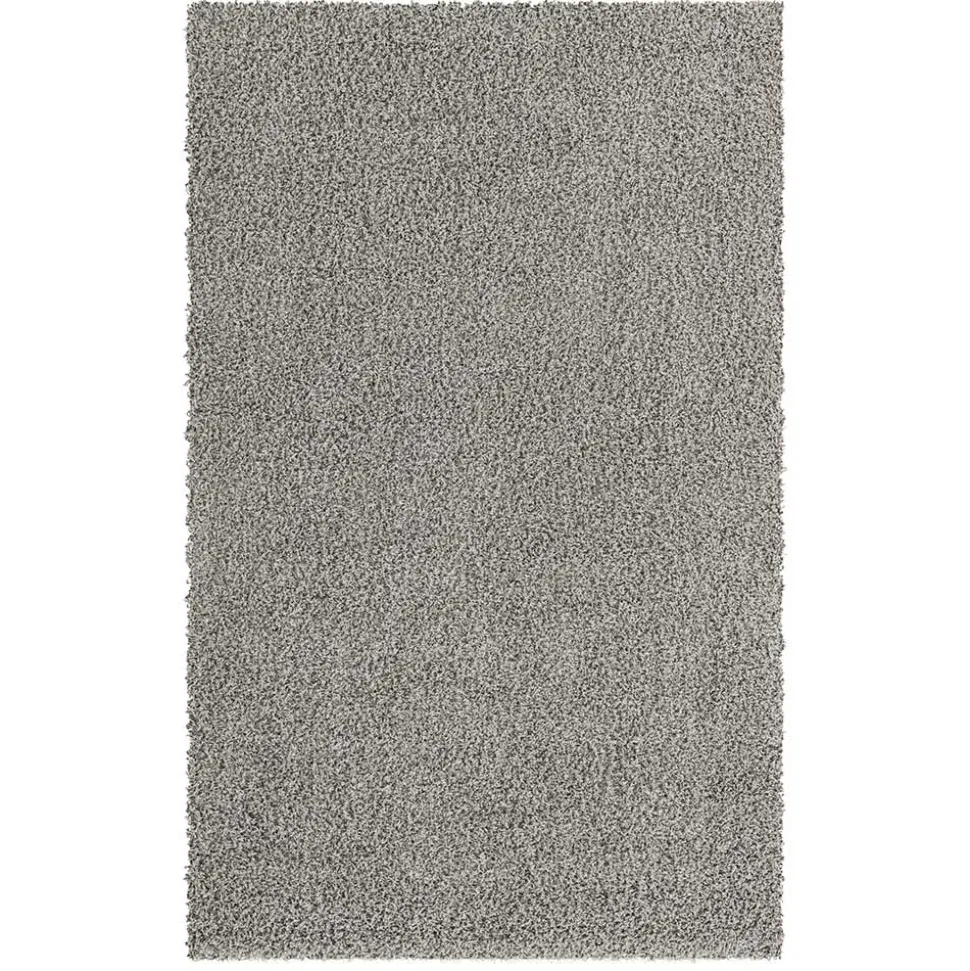 Teppich mit Hochflor in Hellgrau - Sirias