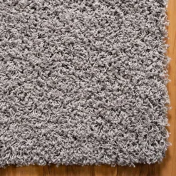 Teppich mit Hochflor in Hellgrau - Sirias