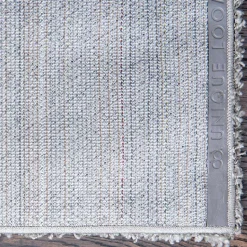 Teppich mit Hochflor in Hellgrau - Sirias