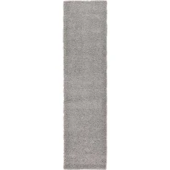 Teppich mit Hochflor in Hellgrau - Sirias