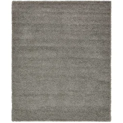 Teppich mit Hochflor in Hellgrau - Sirias