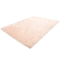 Teppich mit langem Flor in Rosa - Elani