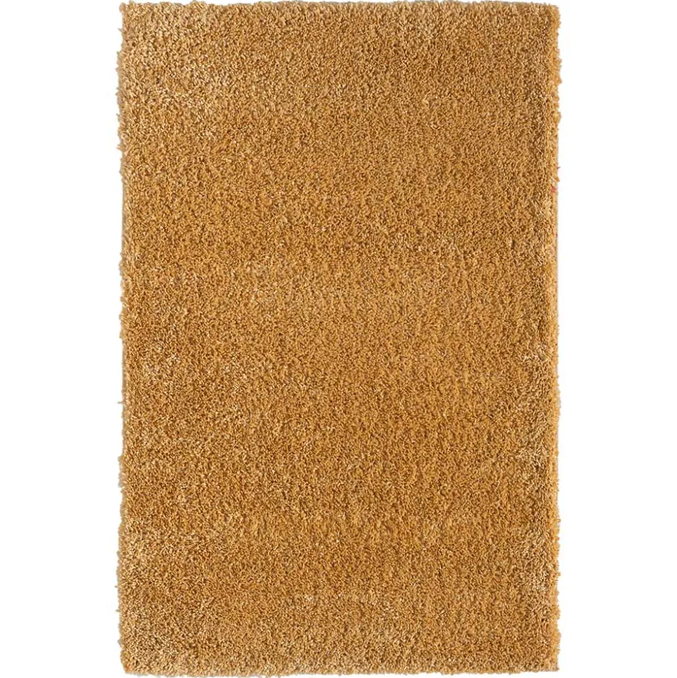 Teppich oder Läufer in Gold Gelb - Crocinol