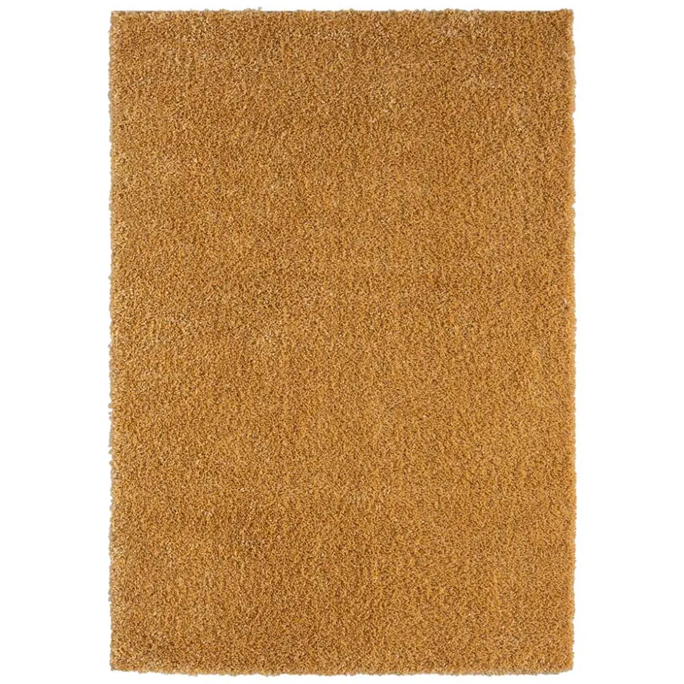 Teppich oder Läufer in Gold Gelb - Crocinol