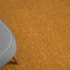 Teppich oder Läufer in Gold Gelb - Crocinol