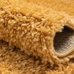 Teppich oder Läufer in Gold Gelb - Crocinol