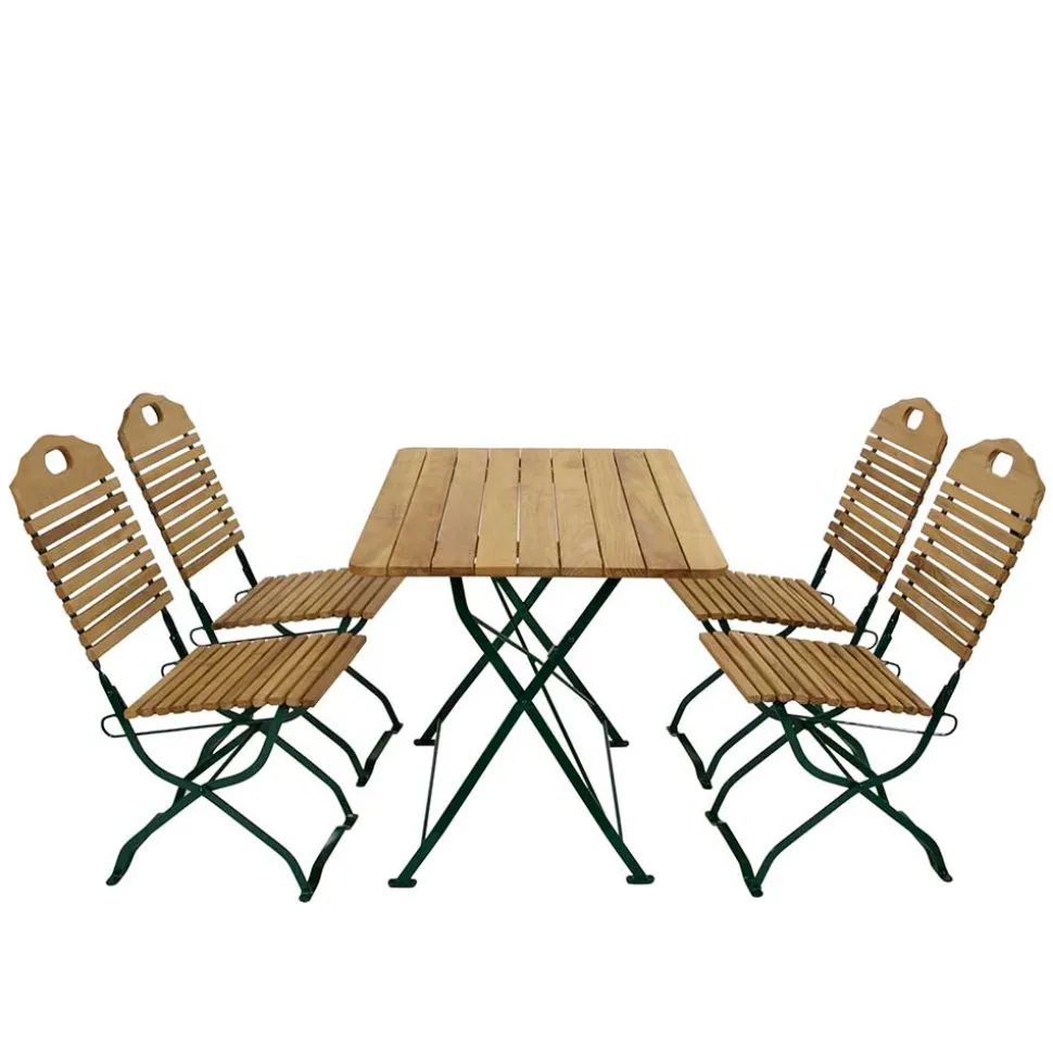 Terrassensitzgruppe Ceremon aus Robinie massiv (fünfteilig)